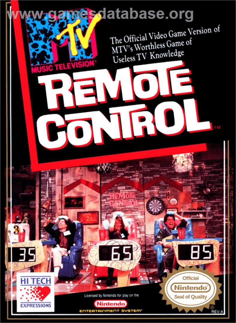 Remote Control - Nintendo NES - Artwork - Box