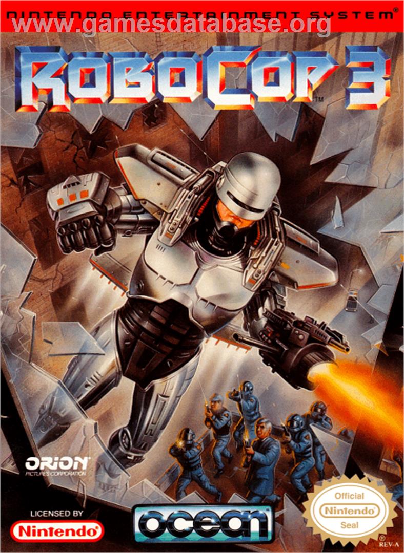 Robocop 3 - Nintendo NES - Artwork - Box