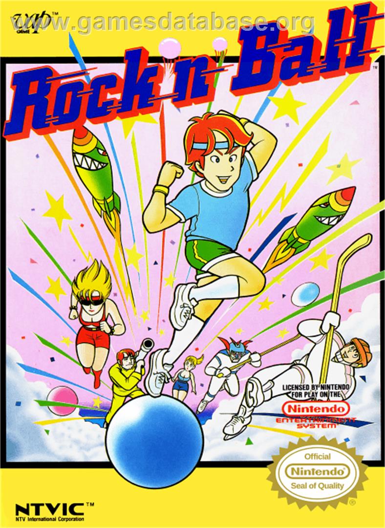 Rock 'n Ball - Nintendo NES - Artwork - Box