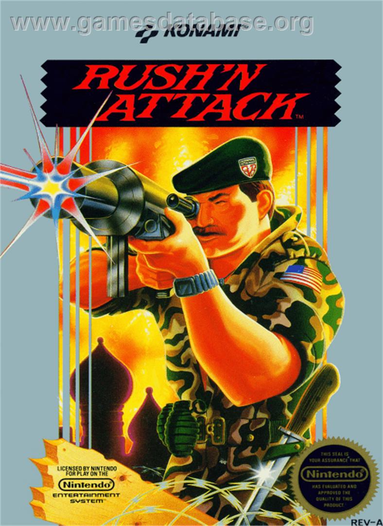 Rush'n Attack - Nintendo NES - Artwork - Box
