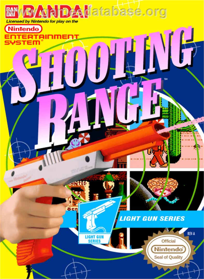 Shooting Range - Nintendo NES - Artwork - Box