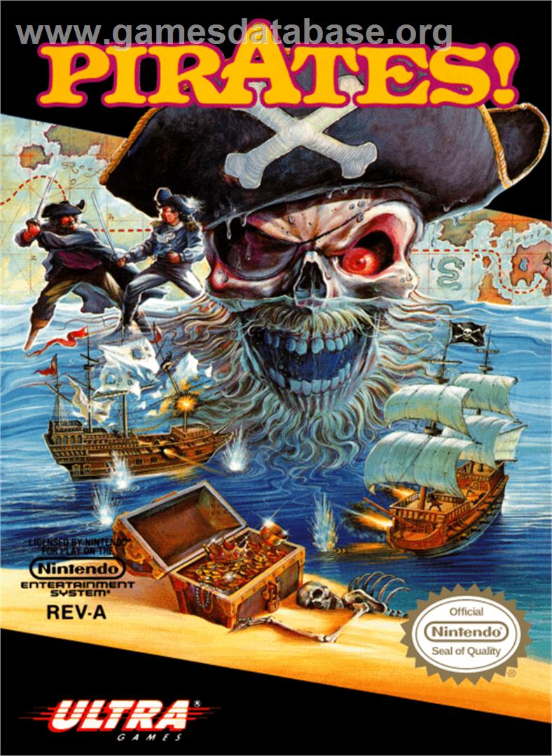Sid Meier's Pirates - Nintendo NES - Artwork - Box