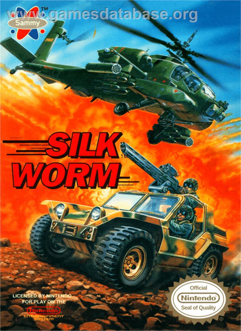 Silk Worm - Nintendo NES - Artwork - Box
