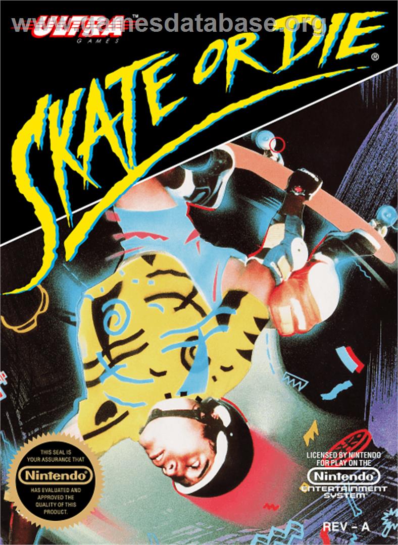 Skate or Die - Nintendo NES - Artwork - Box