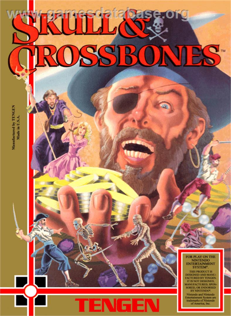 Skull & Crossbones - Nintendo NES - Artwork - Box