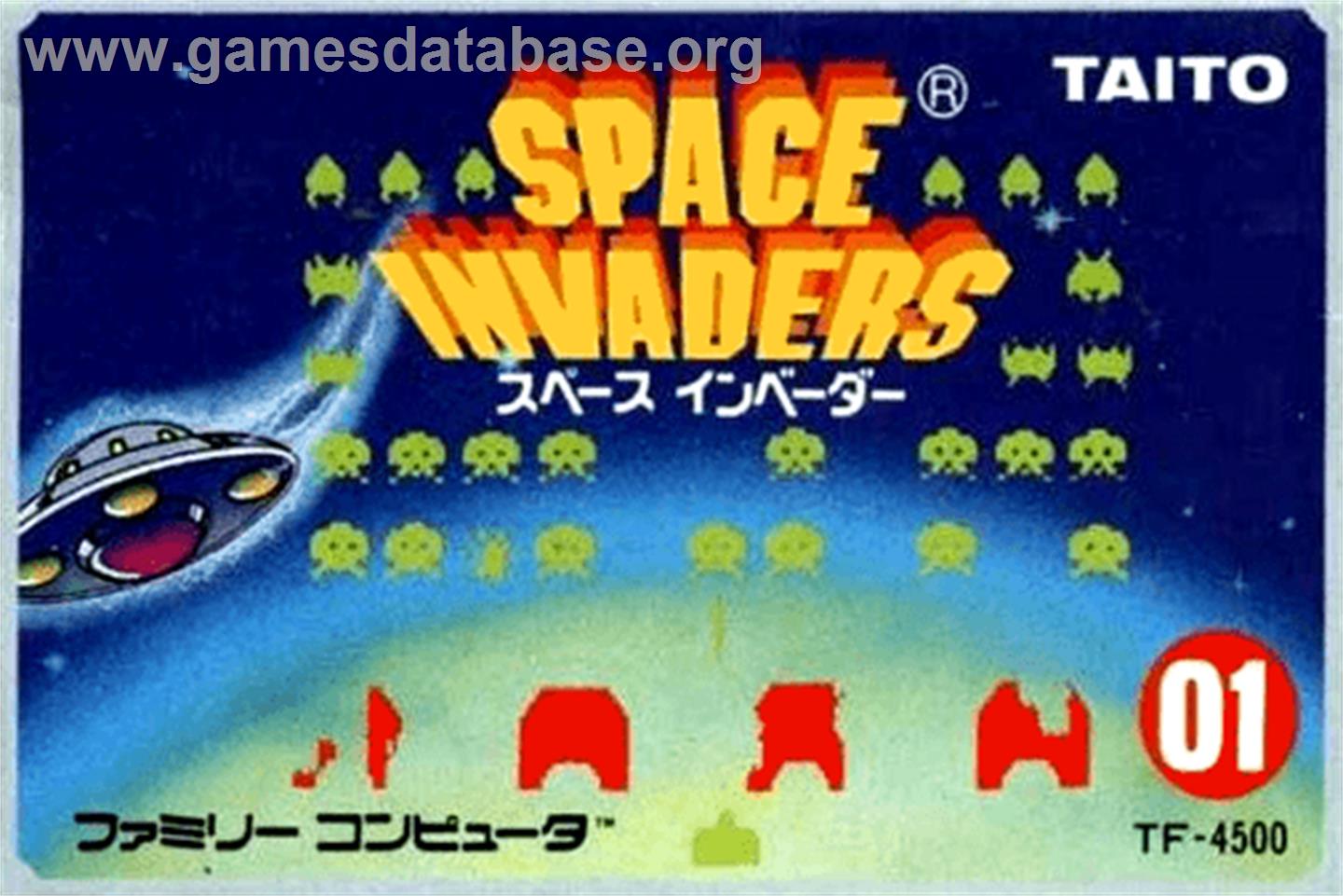 Space Invaders - Nintendo NES - Artwork - Box