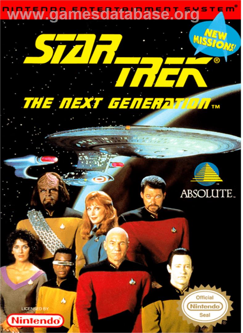 Star Trek The Next Generation - Nintendo NES - Artwork - Box