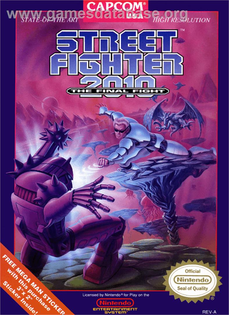 Street Fighter 2010: The Final Fight - Nintendo NES - Artwork - Box