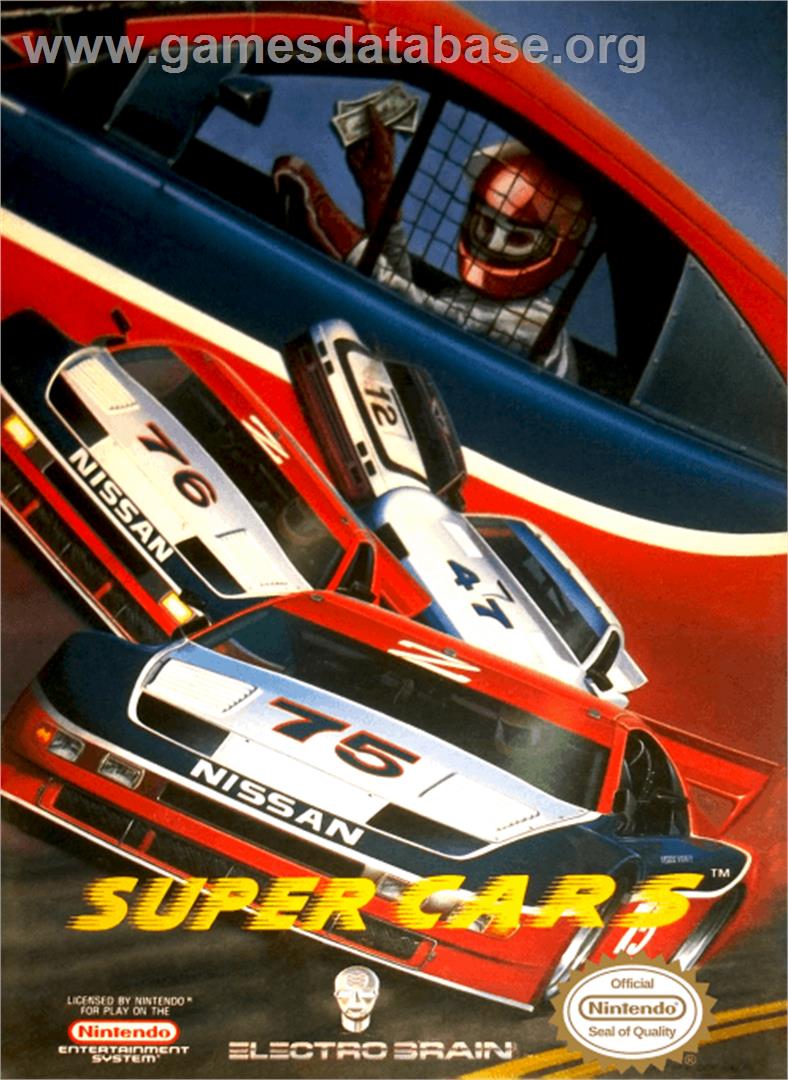 Super Cars - Nintendo NES - Artwork - Box