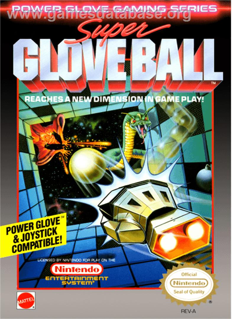 Super Glove Ball - Nintendo NES - Artwork - Box