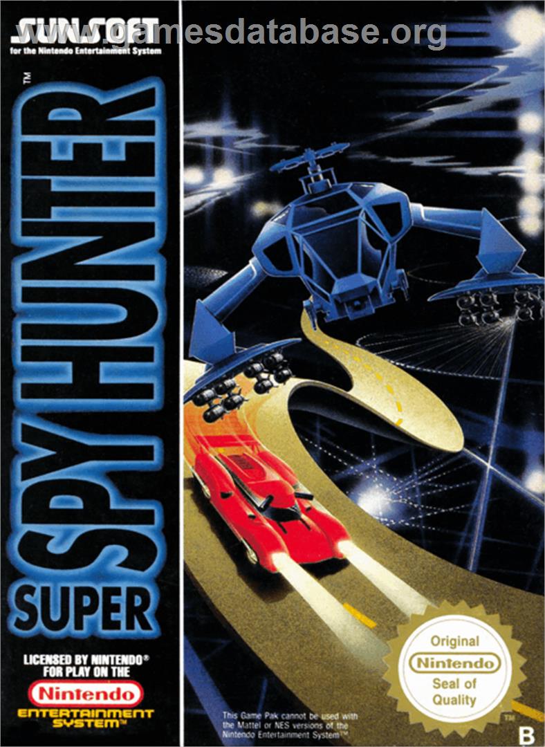 Super Spy Hunter - Nintendo NES - Artwork - Box