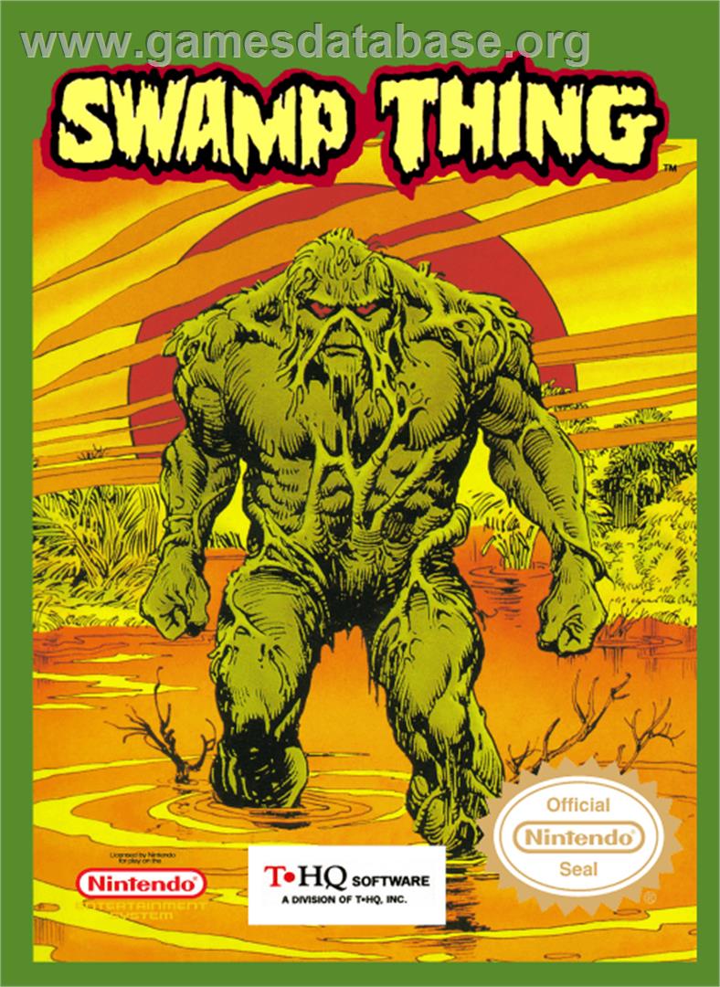 Swamp Thing - Nintendo NES - Artwork - Box