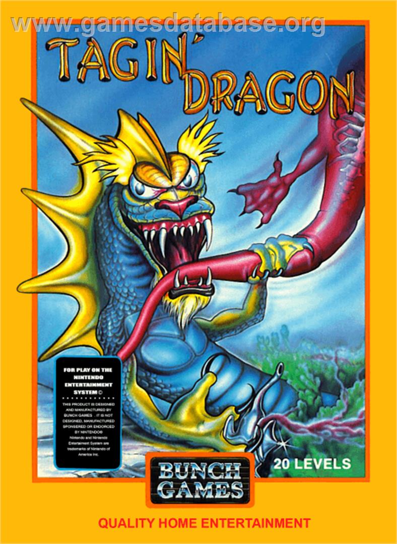Tagin' Dragon - Nintendo NES - Artwork - Box