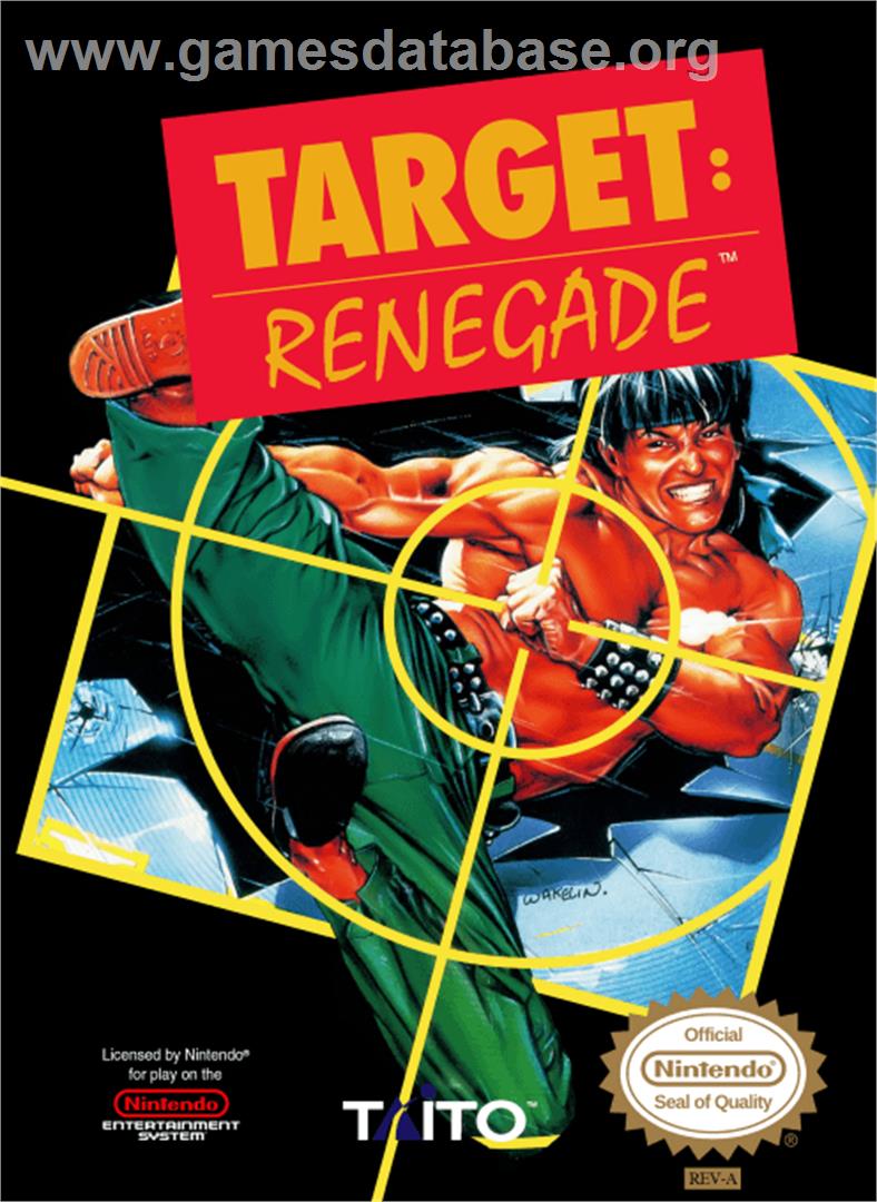 Target Renegade - Nintendo NES - Artwork - Box