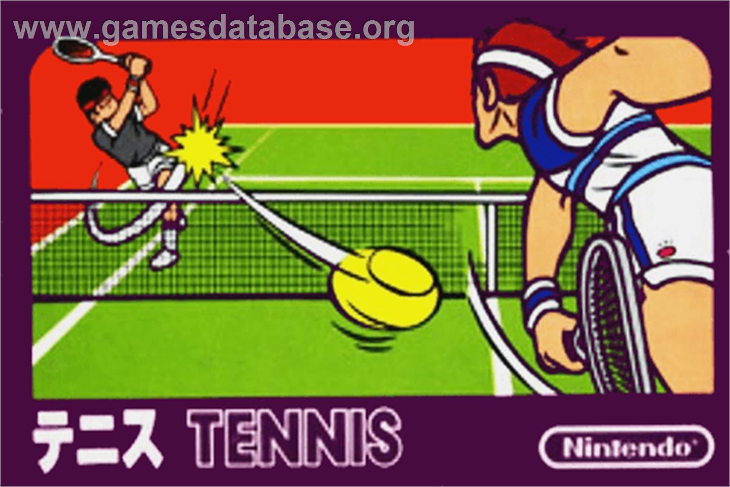 Tennis - Nintendo NES - Artwork - Box