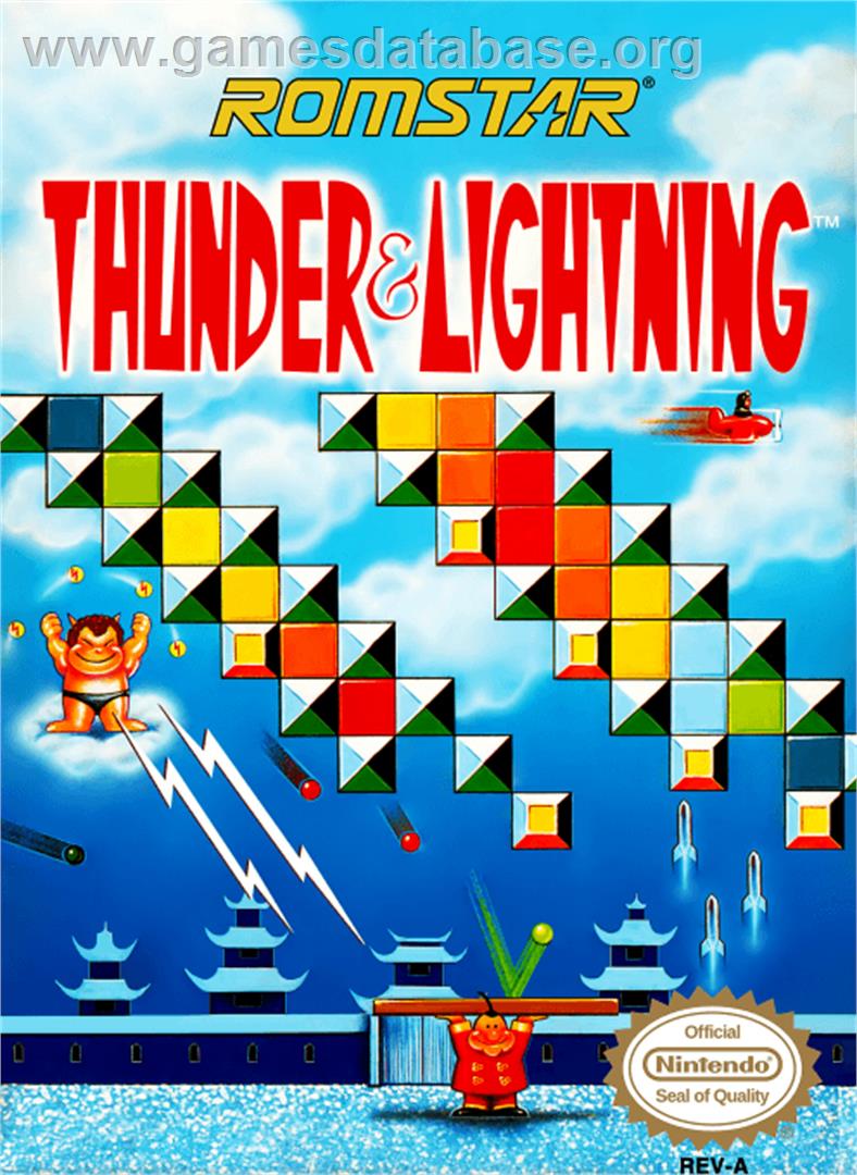 Thunder & Lightning - Nintendo NES - Artwork - Box