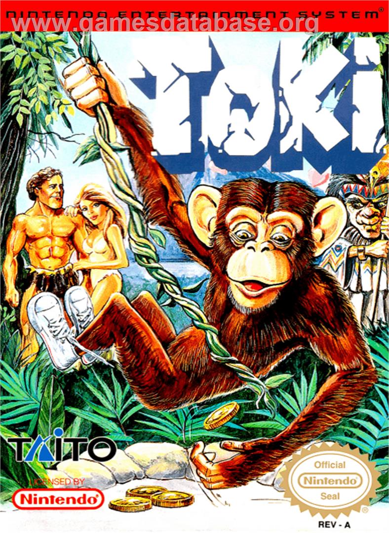 Toki: Going Ape Spit - Nintendo NES - Artwork - Box