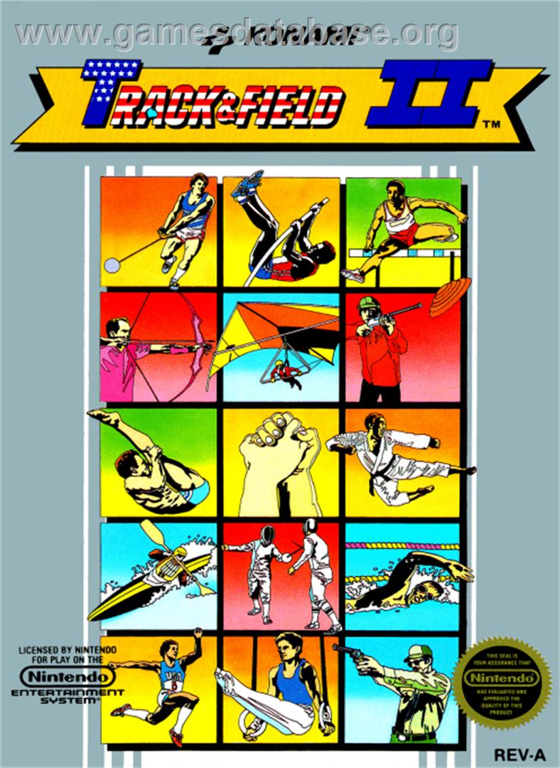 Track & Field 2 - Nintendo NES - Artwork - Box