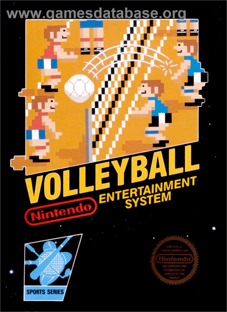 Volley Ball - Nintendo NES - Artwork - Box