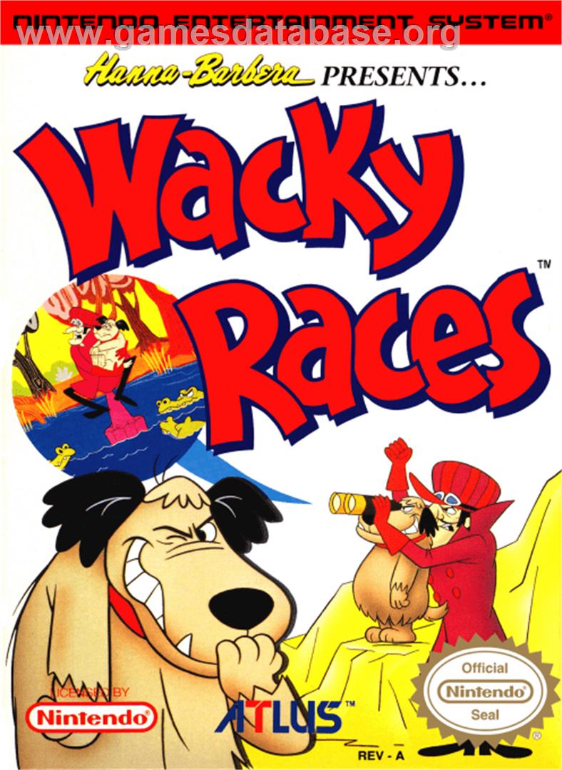 Wacky Races - Nintendo NES - Artwork - Box