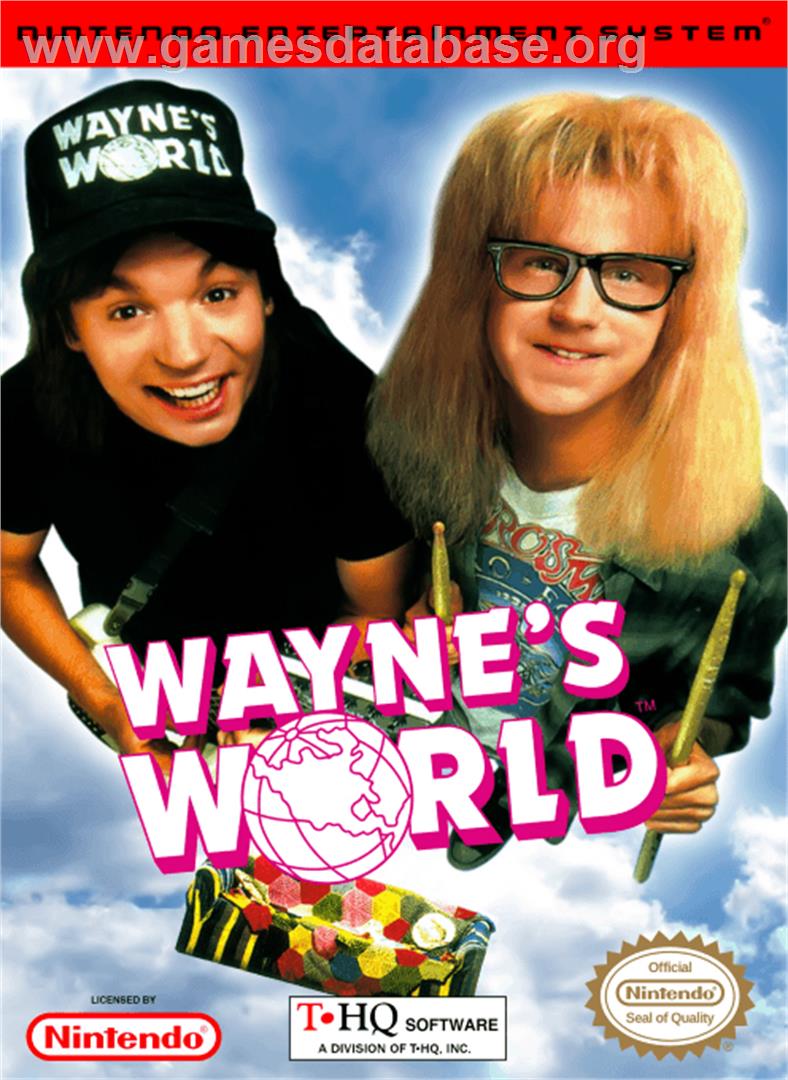 Wayne's World - Nintendo NES - Artwork - Box
