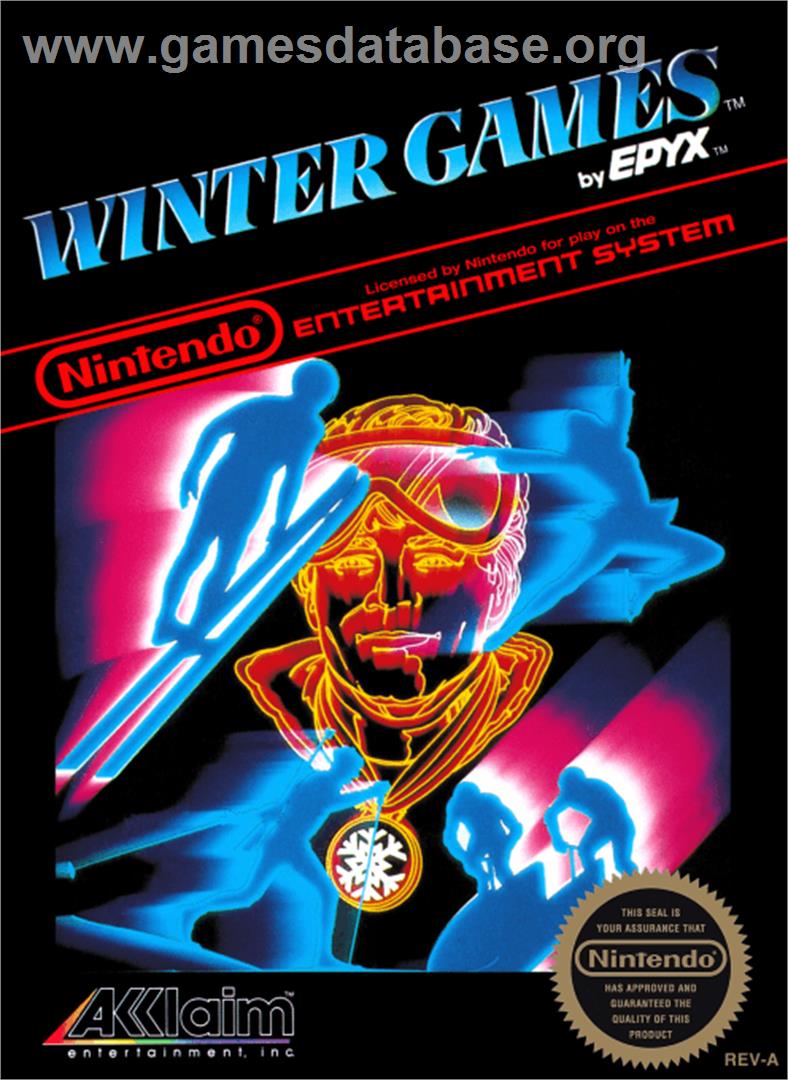 Winter Games - Nintendo NES - Artwork - Box