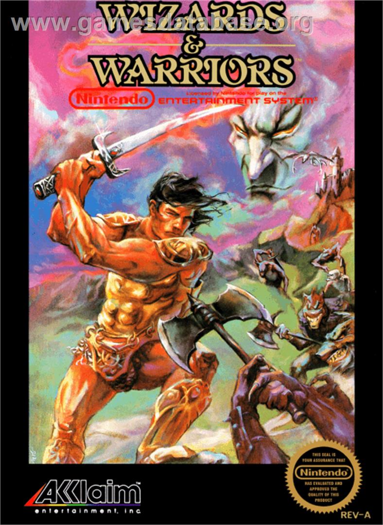 Wizards & Warriors - Nintendo NES - Artwork - Box