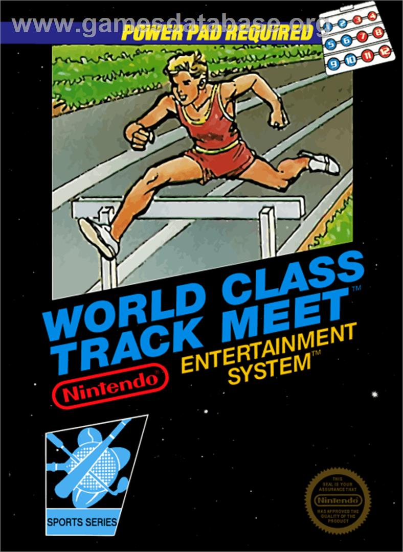 World Class Track Meet - Nintendo NES - Artwork - Box