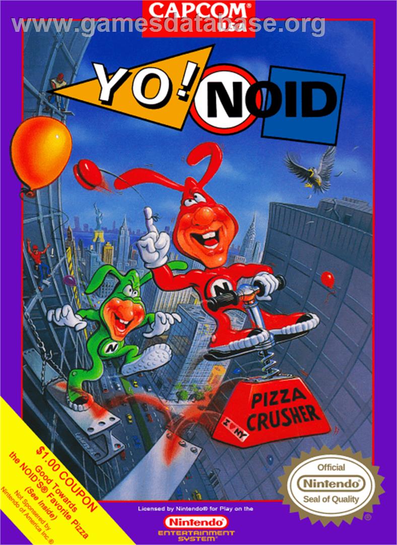 Yo! Noid - Nintendo NES - Artwork - Box