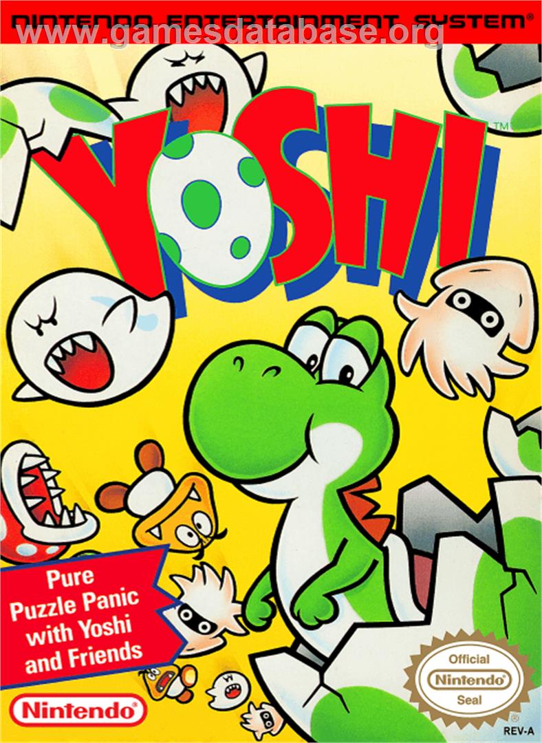 Yoshi - Nintendo NES - Artwork - Box