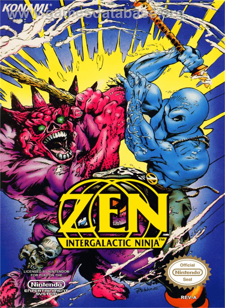 Zen: Intergalactic Ninja - Nintendo NES - Artwork - Box