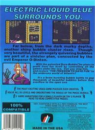 Box back cover for Mermaids of Atlantis: A Riddle of a Magic Bubble on the Nintendo NES.