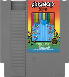 Cartridge artwork for Arkanoid on the Nintendo NES.
