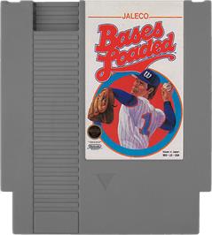 Cartridge artwork for Bases Loaded on the Nintendo NES.