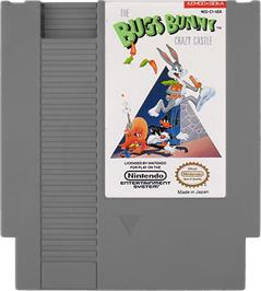 Cartridge artwork for Bugs Bunny Crazy Castle on the Nintendo NES.