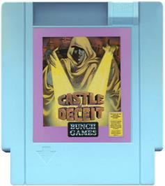 Cartridge artwork for Castle of Deceit on the Nintendo NES.