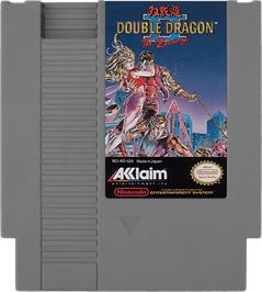 Cartridge artwork for Double Dragon II - The Revenge on the Nintendo NES.