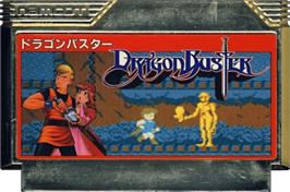 Cartridge artwork for Dragon Buster on the Nintendo NES.