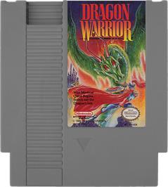 Cartridge artwork for Dragon Warrior on the Nintendo NES.