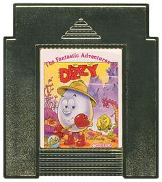 Cartridge artwork for Fantastic Adventures of Dizzy on the Nintendo NES.