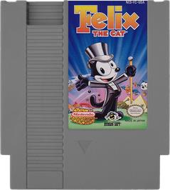 Cartridge artwork for Felix the Cat on the Nintendo NES.