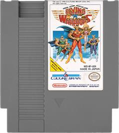 Cartridge artwork for Flying Warriors on the Nintendo NES.