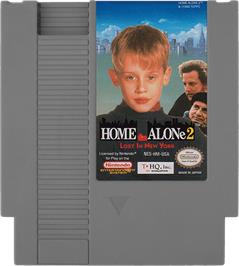 Cartridge artwork for Home Alone 2: Lost in New York on the Nintendo NES.