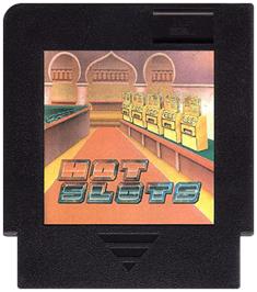 Cartridge artwork for Hot Slot on the Nintendo NES.
