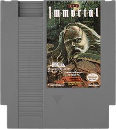 Cartridge artwork for Immortal on the Nintendo NES.