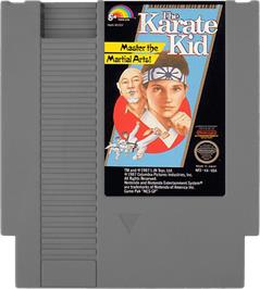 Cartridge artwork for Karate Kid on the Nintendo NES.