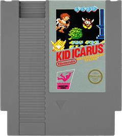 Cartridge artwork for Kid Icarus on the Nintendo NES.