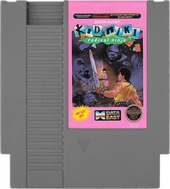 Cartridge artwork for Kid Niki - Radical Ninja on the Nintendo NES.