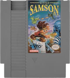 Cartridge artwork for Little Samson on the Nintendo NES.