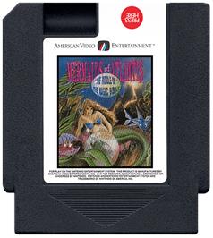 Cartridge artwork for Mermaids of Atlantis: A Riddle of a Magic Bubble on the Nintendo NES.